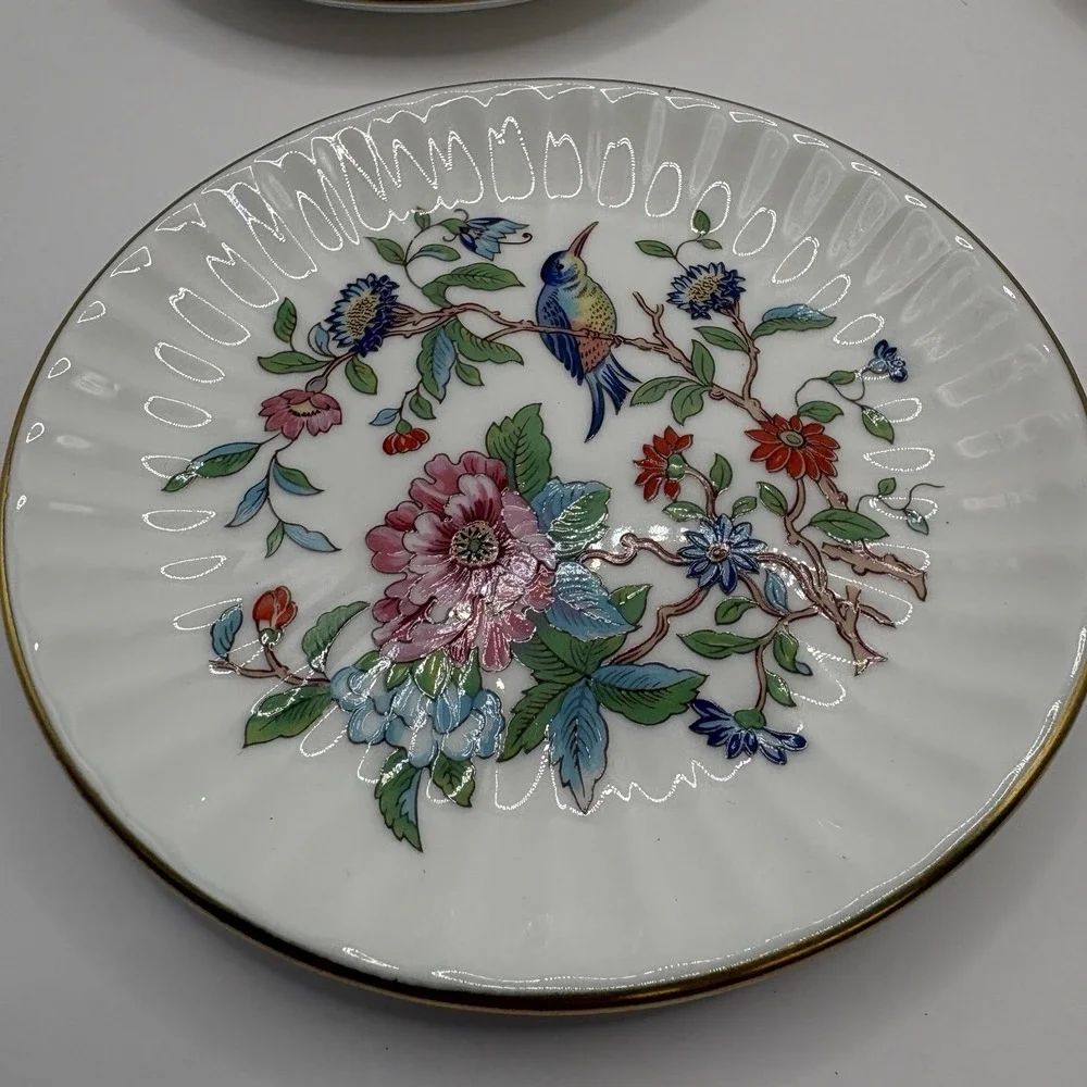Aynsley Pembroke England Fine Bone China Bread Butter Plates Set of 4 (245)